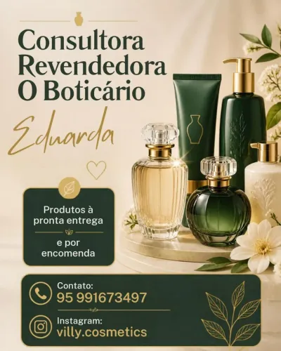 Revenda de perfumaria e cosméticos