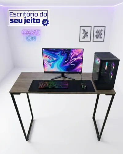 Mesa de Escritório NOVA Escrivaninha Multiuso para Computador Notebook Estudo Birô Gamer