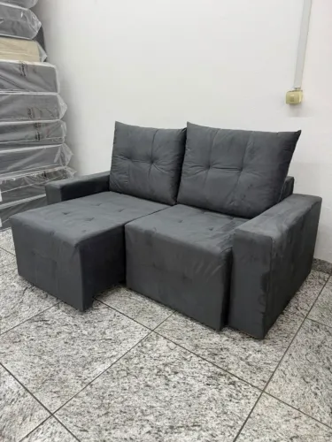Sofá Retrátil Havaí 1,80m em Veludo - Conforto e Qualidade