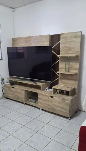 Rack de sala grande para TV até 65"