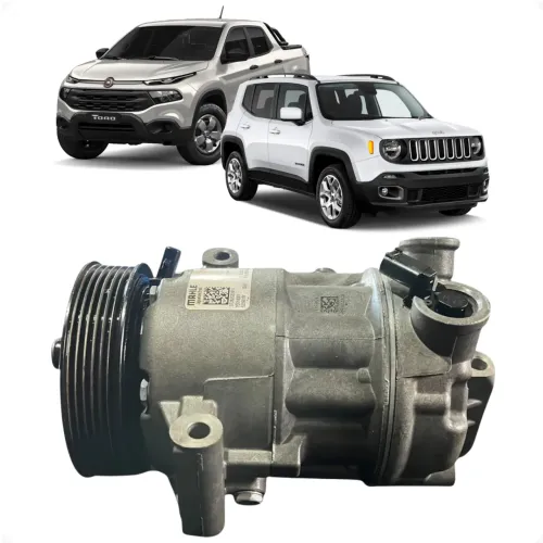 Compressor Ar Jeep Renegade Fiat Toro 1.8 2.0 2017 a 2022