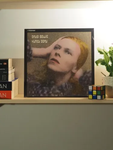 Álbum vinil 'Hunky Dory' de David Bowie importado e lacrado