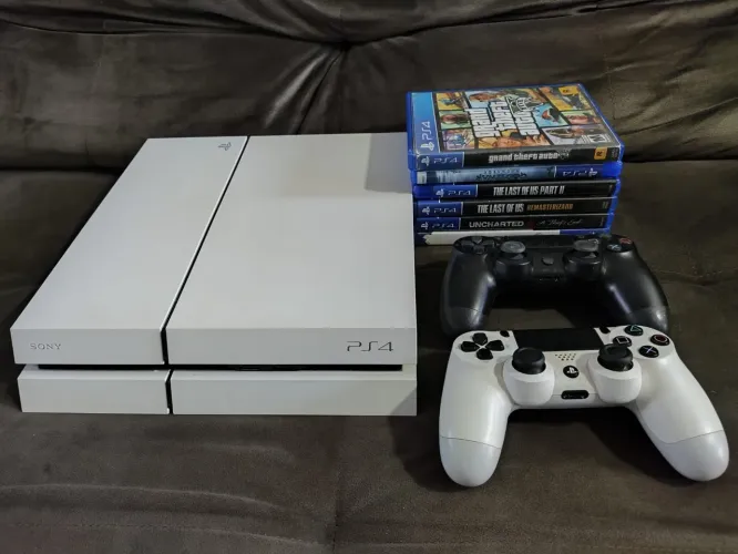 Ps4 FAT branco japonês 