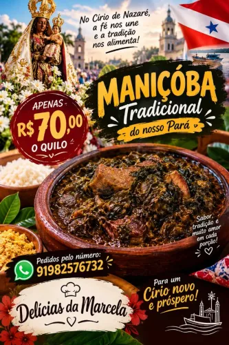 Maniçoba 70,00 o kilo