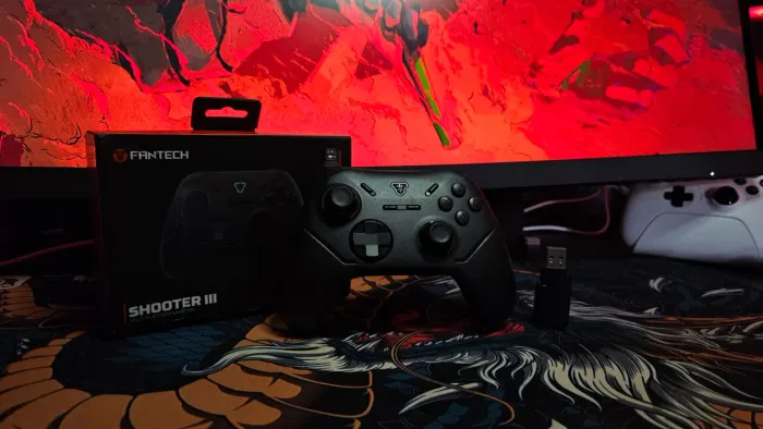 CONTROLE FANTECH SHOOTER III - COMPATÍVEL COM PS4 + PC (BLUETOOTH E SEM FIO)