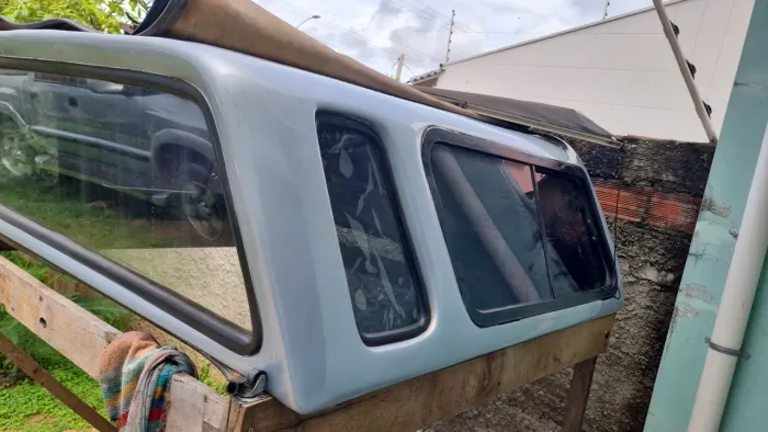 Capota de fibra para S10 cabine dupla