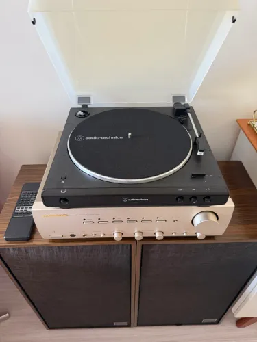 Sistema Hi-Fi Vintage Marantz PM-63 + Imperial 7 + LP Audio-Technica