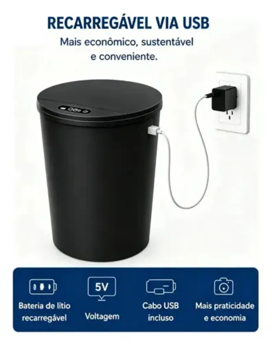 Lixeira automática inteligente