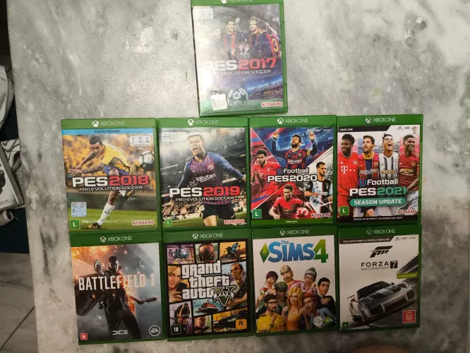 Jogos Xbox One - Mídia física
