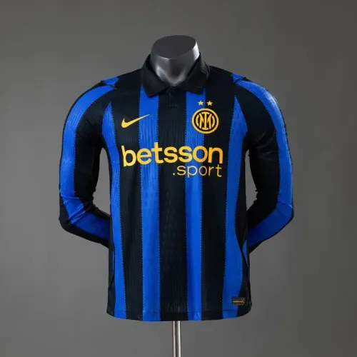 Camisa Inter Milan Versão Jogador Manga Longa I 26/27