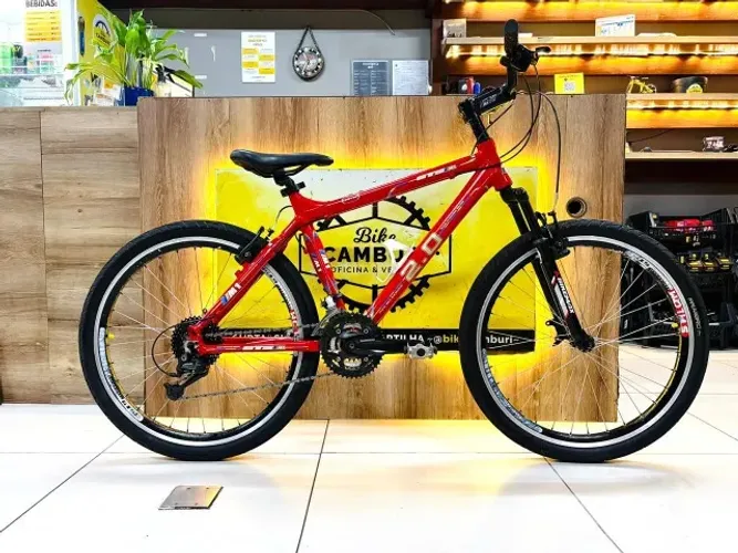 BICICLETA GTSM1 GM772 VERMELHO ARO 26 TAM 17 21V