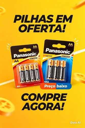 vende-se todos os tipos de pilhas, preço a baixo de mercado
