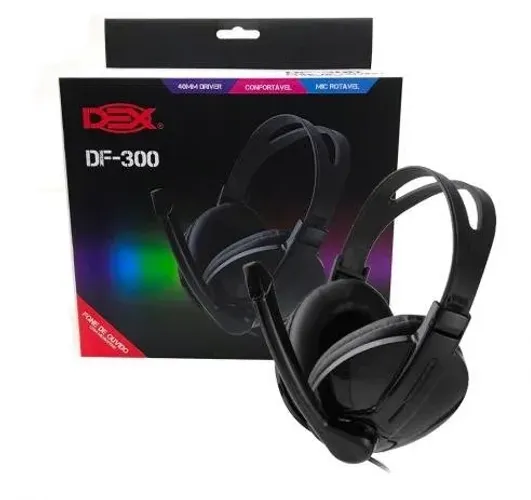 Headset Gamer Dex DF-300 - Novo 6524