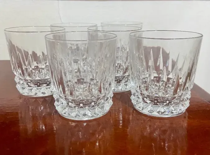 6 copos para whisky - Cristal D`Arques francês