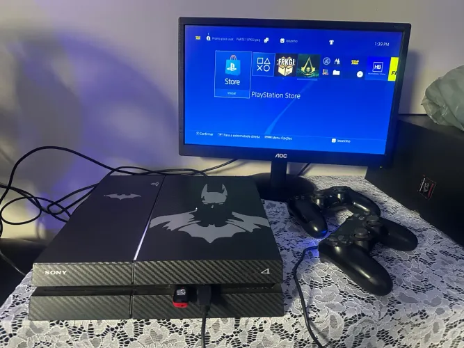 PS4 D.E.S.B.L.O.Q.U.E.A.D.O / 2 Controle / ACEITO TROCA / PROPOSTA