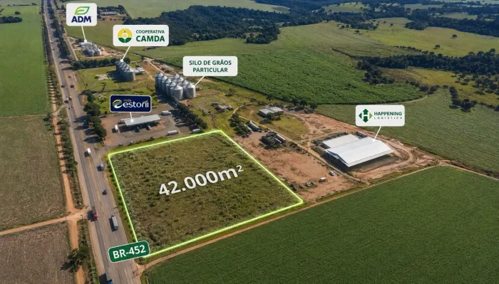 ÁREA COMERCIAL E INDUSTRIAL À VENDA - BR-452 | TUPACIGUARA/MG