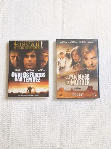DVD: ONDE OS FRACOS NÃO TEM VEZ+ DVD: JOVEM DEMAIS PARA MORRER
