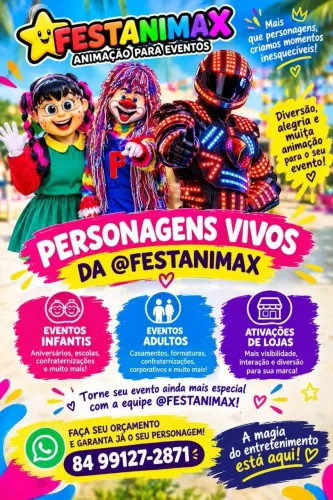 Personagens Vivos Animação
