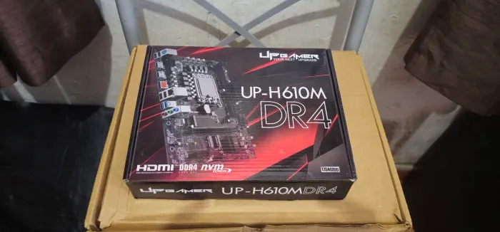 Caixa vazia placa mãe h610m upgamer