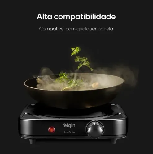 Fogão elétrico Elgin 1 boca 1000W 42FOG010