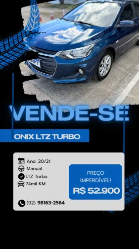 Chevrolet Onix Hatch LTZ 1.0 12V TB Flex Mec. 4P 2021