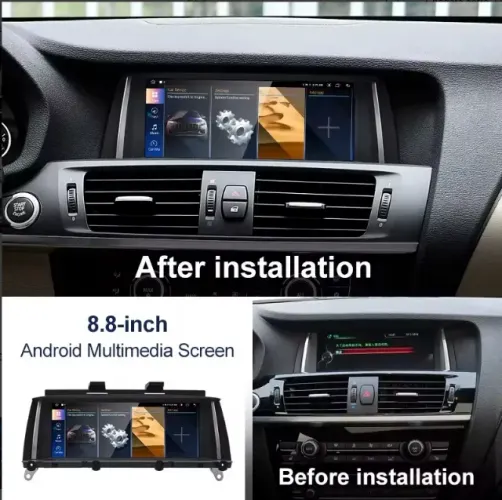 Central Multimidia Bmw X3 X4 F25 F26 - 4G+Wifi - NBT 6Gb + 128Gb - Youtube Netflix Maps