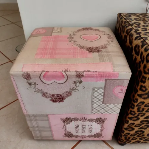 Puff banqueta quadrada