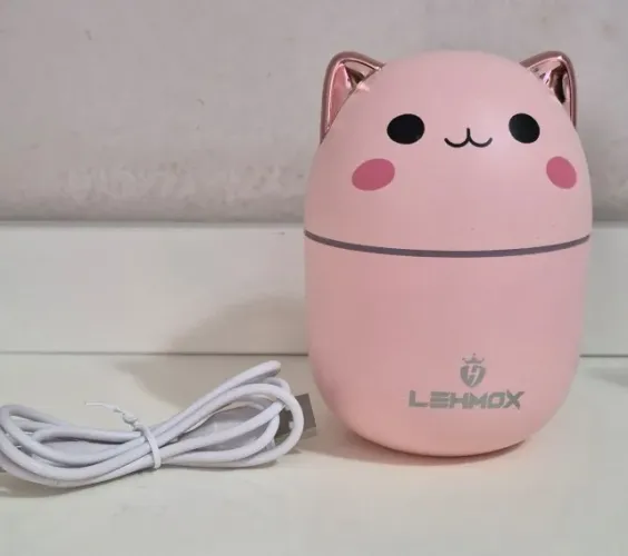 Umidificador de Ar Climatizador Aromatico Gatinho - Lehnox