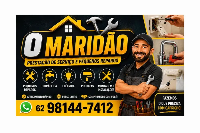O maridão prestações de reparos no seu lar