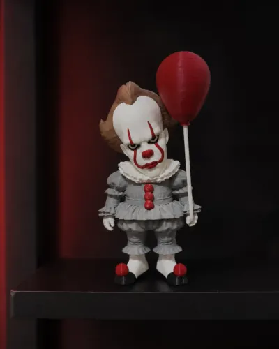 Miniatura Pennywise 13cm em PLA ? presente para quem não teme balões