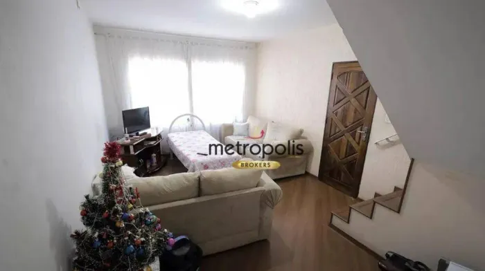 Sobrado com 4 dormitórios à venda, 174 m² por R$ 750.000,00 - Utinga - Santo André/SP