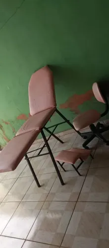 Maca com cadeira e escadinha para Lash
