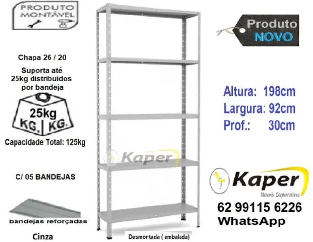 Prateleira de aço ( produto novo ) Promoção