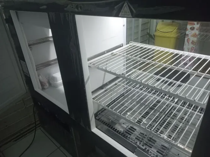 Vitrine quente e frio gelopar