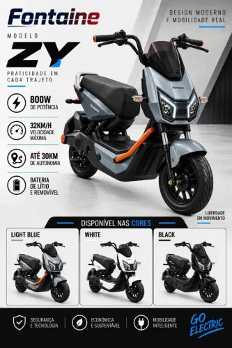 Scooter Eletrica X11 2000w 20ah 2025