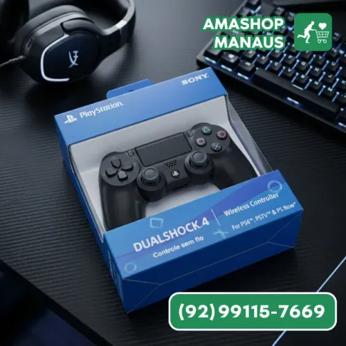Controle Ps4 Sem Fio Bluetooth Joystick Vibração Dualshock