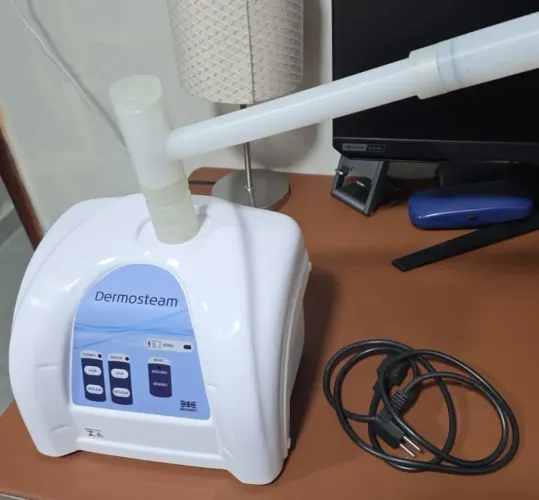 Aparelho de Vapor de Ozônio Ibramed Dermosteam - Equipamento Profissional de Estética