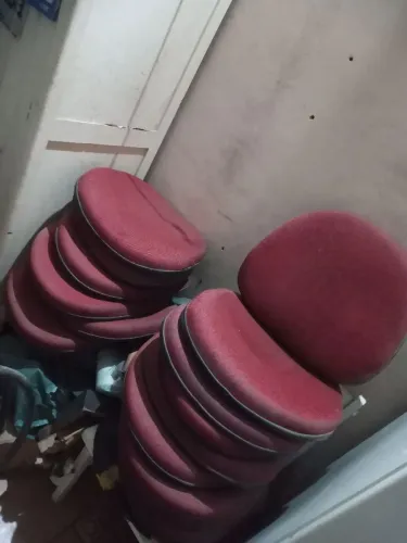 Conjunto acento e encosto cadeiras ou longarina modelo executiva 