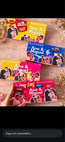 Caixa de bombom personalizada