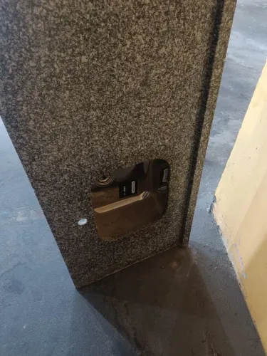 Bancada de granito 1,55x0,60 com pia