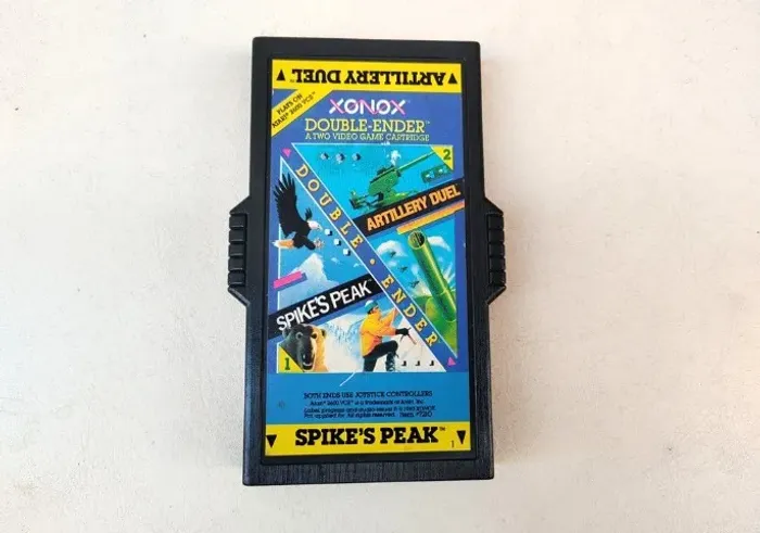 Cartucho Xonox 2 Jogos Atari - Artillery Duel / Spike's Peak