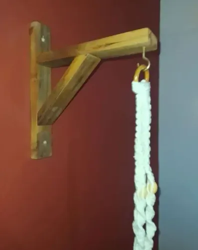 1 Suporte de parede + 2 Macramês Novos