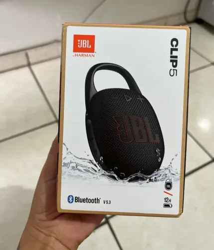 JBL Clip 5 Original - Nova e Lacrada