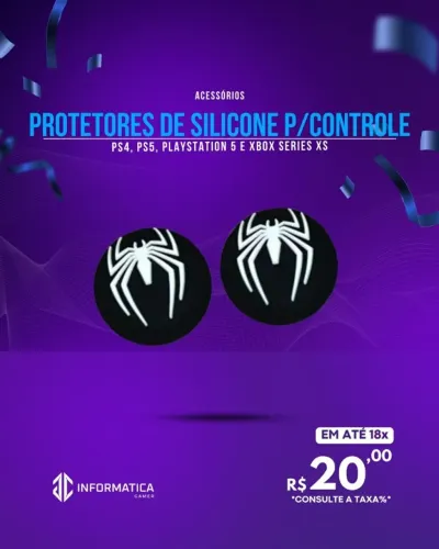 ACESSÓRIO PROTETORES DE SILICONE P/CONTROLE