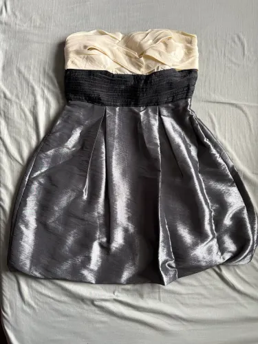Vestido TAM P de tafetá 