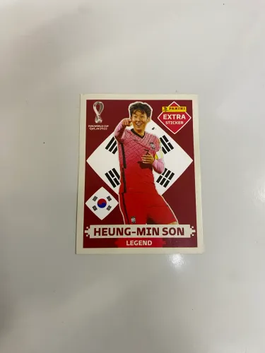 FIGURINHA LEGEND BORDA VINHO - HEUNG-MIN SON | COPA DO MUNDO QATAR 2022