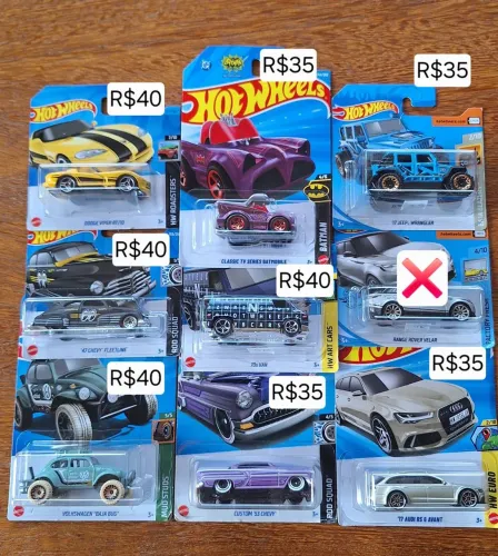 Coleção 150 Hot wheels Raros