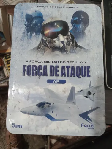 Coleção de 5 DVDs, força de ataque ar, a força militar do século 21