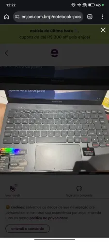 Vendo notebook novo