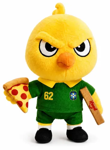 Pelúcia Canarinho iFood 1962 Copa do Mundo Original Lacrado